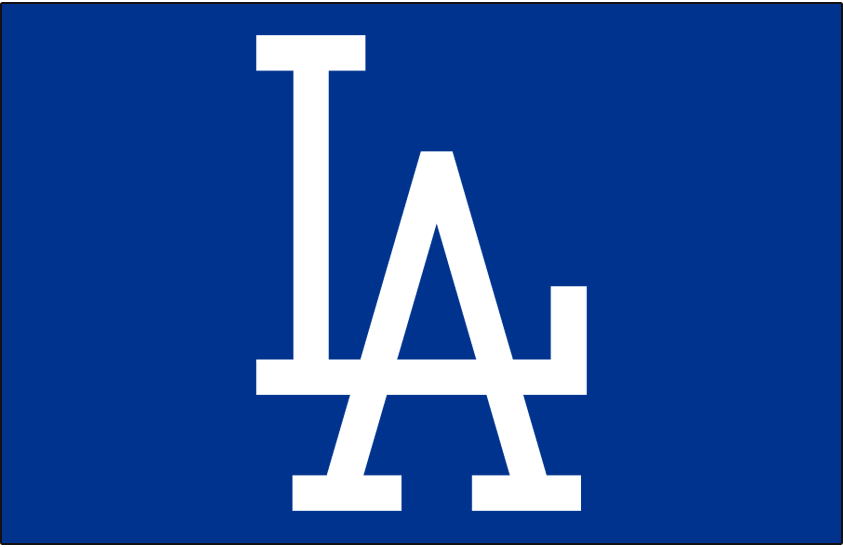 Los Angeles Dodgers 1958-1971 Cap Logo fabric transfer
